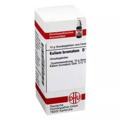 KALIUM BROMATUM D 12 rutuliukų, 10 g