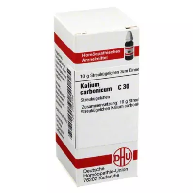 KALIUM CARBONICUM C 30 rutuliukų, 10 g