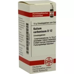 KALIUM CARBONICUM D 12 rutuliukų, 10 g