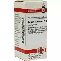 KALIUM CHLORATUM D 4 rutuliukai, 10 g