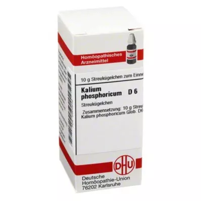 KALIUM PHOSPHORICUM D 6 rutuliukai, 10 g