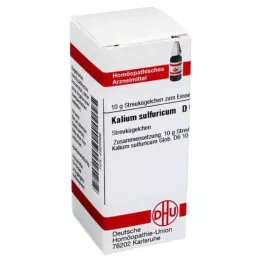 KALIUM SULFURICUM D 6 rutuliukai, 10 g