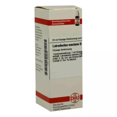 LATRODECTUS mactans D 12 skiedinys, 20 ml