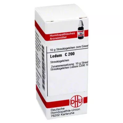 LEDUM C 200 rutuliukų, 10 g