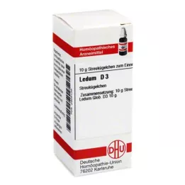 LEDUM D 3 rutuliukai, 10 g