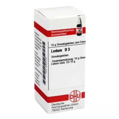 LEDUM D 3 rutuliukai, 10 g