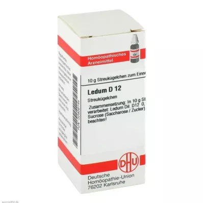 LEDUM D 12 rutuliukų, 10 g