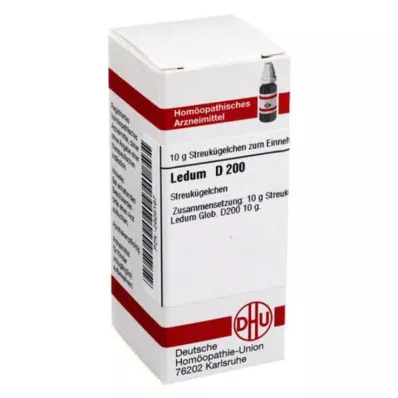 LEDUM D 200 rutuliukų, 10 g