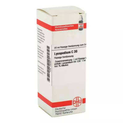 LYCOPODIUM C 30 skiedinys, 20 ml LYCOPODIUM C 30 skiedinys, 20 ml