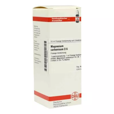 MAGNESIUM CARBONICUM D 6 skiedinys, 50 ml