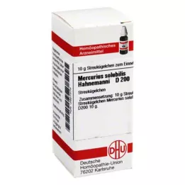 MERCURIUS SOLUBILIS Hahnemanni D 200 rutuliukų, 10 g