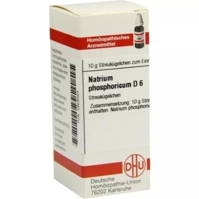 NATRIUM PHOSPHORICUM D 6 rutuliukai, 10 g