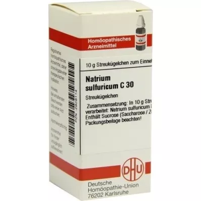 NATRIUM SULFURICUM C 30 rutuliukų, 10 g