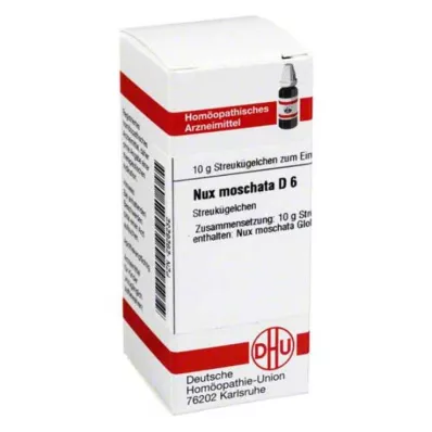 NUX MOSCHATA D 6 rutuliukai, 10 g