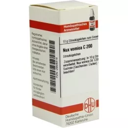 NUX VOMICA C 200 rutuliukų, 10 g