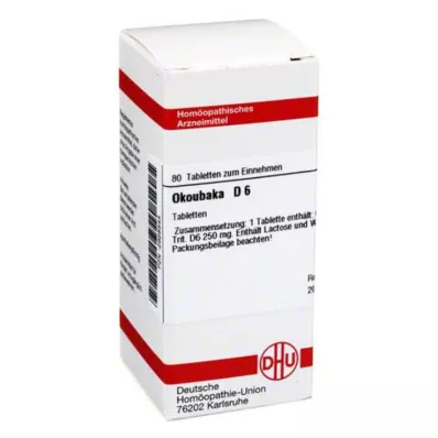 OKOUBAKA D 6 tabletės, 80 kapsulių