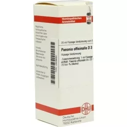 PAEONIA OFFICINALIS D 3 skiedinys, 20 ml