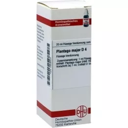 PLANTAGO MAJOR D 4 skiedinys, 20 ml