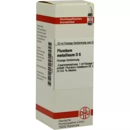 PLUMBUM METALLICUM D 6 skiedinys, 20 ml