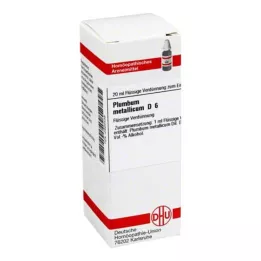 PLUMBUM METALLICUM D 6 skiedinys, 20 ml