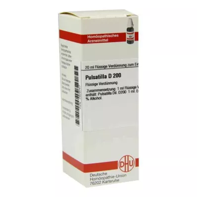 PULSATILLA D 200 skiedinys, 20 ml PULSATILLA D 200 skiedinys, 20 ml