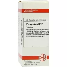 PYROGENIUM D 12 tablečių, 80 kapsulių