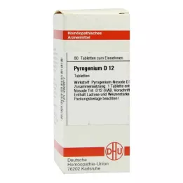 PYROGENIUM D 12 tablečių, 80 kapsulių