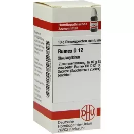 RUMEX D 12 rutuliukų, 10 g