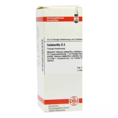 SABDARIFFA D 2 skiedinys, 50 ml SABDARIFFA D 2 skiedinys, 50 ml