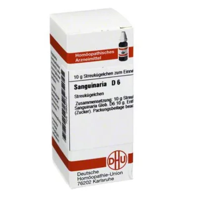 SANGUINARIA D 6 rutuliukai, 10 g SANGUINARIA D 6 rutuliukai, 10 g