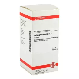 SOLIDAGO VIRGAUREA D 4 tabletės, 200 kapsulių