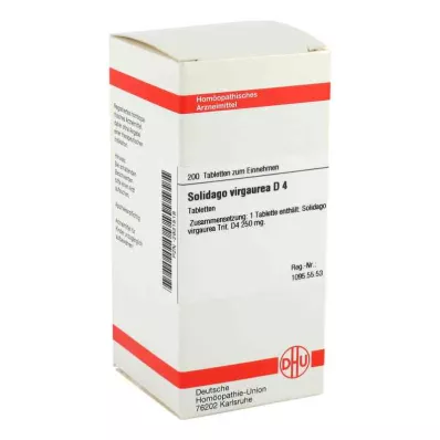 SOLIDAGO VIRGAUREA D 4 tabletės, 200 kapsulių