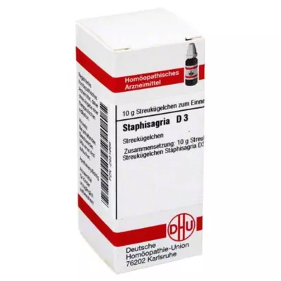 STAPHISAGRIA D 3 rutuliukai, 10 g