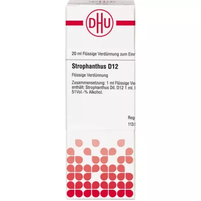 STROPHANTHUS D 12 skiedinys, 20 ml