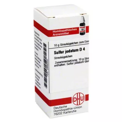 SULFUR JODATUM D 4 rutuliukai, 10 g SULFUR JODATUM D 4 rutuliukai, 10 g