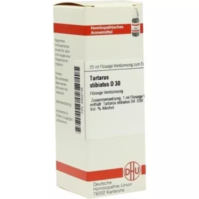 TARTARUS STIBIATUS D 30 skiedinys, 20 ml