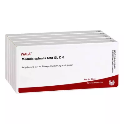 MEDULLA SPINALIS tota GL D 6 ampulės, 50X1 ml MEDULLA SPINALIS tota GL D 6 ampulės, 50X1 ml