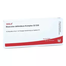 MUSCULUS DELTOIDEUS Kompleksas GL D 30 ampulių, 10X1 ml