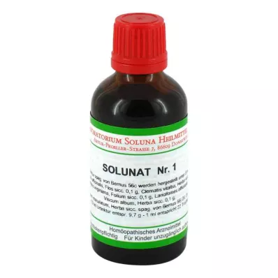 SOLUNAT Nr. 1 lašai, 50 ml SOLUNAT Nr. 1 lašai, 50 ml