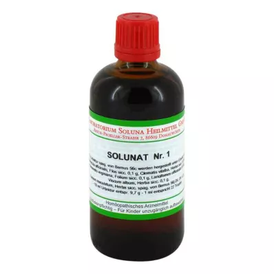 SOLUNAT Nr. 1 lašai, 100 ml SOLUNAT Nr. 1 lašai, 100 ml