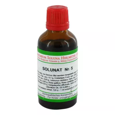 SOLUNAT Nr. 5 lašai, 50 ml SOLUNAT Nr. 5 lašai, 50 ml