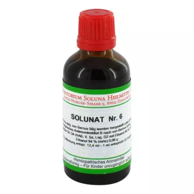 SOLUNAT Nr. 6 lašai, 50 ml SOLUNAT Nr. 6 lašai, 50 ml