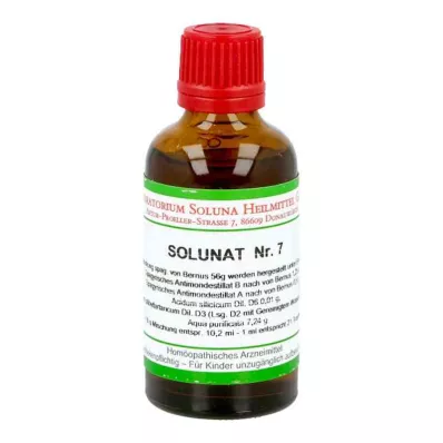 SOLUNAT Nr. 7 lašai, 50 ml SOLUNAT Nr. 7 lašai, 50 ml