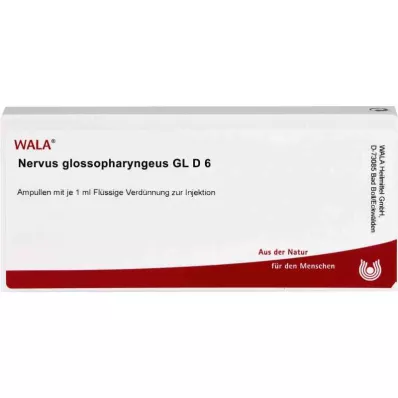 NERVUS GLOSSOPHARYNGEUS GL D 6 ampulės, 10X1 ml NERVUS GLOSSOPHARYNGEUS GL D 6 ampulės, 10X1 ml