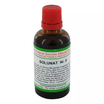 SOLUNAT Nr. 8 lašai, 50 ml SOLUNAT Nr. 8 lašai, 50 ml
