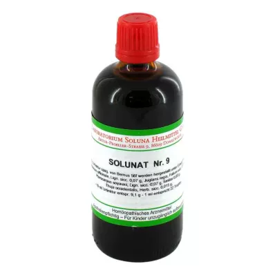 SOLUNAT Nr. 9 lašai, 100 ml SOLUNAT Nr. 9 lašai, 100 ml