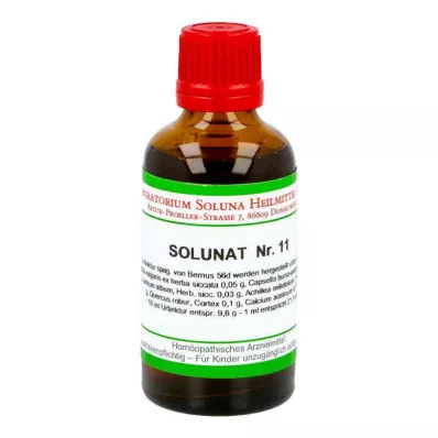 SOLUNAT Nr. 11 lašai, 50 ml SOLUNAT Nr. 11 lašai, 50 ml