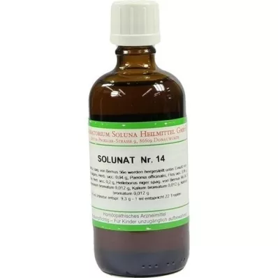 SOLUNAT Nr. 14 lašai, 100 ml