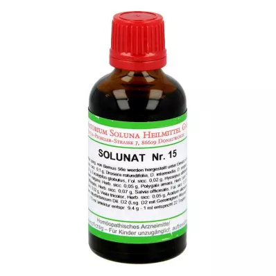 SOLUNAT Nr. 15 lašai, 50 ml
