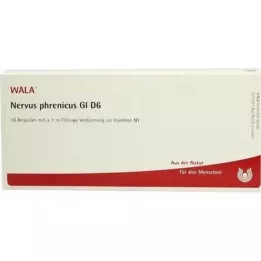 NERVUS PHRENICUS GL D 6 ampulės, 10X1 ml